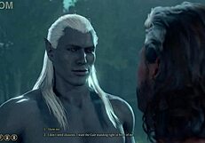 In Baldur's Gate 3, experience a naked playthrough of Gale's gay romance sex scene without mods