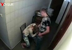 Ever seen a hot blonde drilled in bakery backroom?