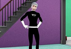 danny phantom bends his mom over and fucks her hard