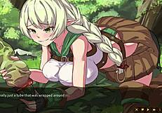 Perverted game play where spirit impregnates nenevi in anime hentai