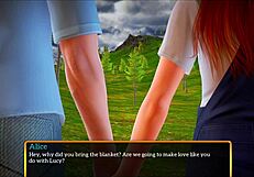 Discovering my new family in cartoon game 383