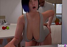 Bbc dilf pounds lady boy’s tight booty hard. Then he deep throats her in the car.