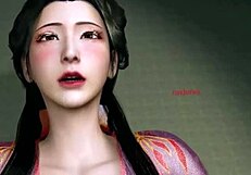 i watch the 3d cute asian cosplay slut sucking big dick with big tits and assfucking outfit