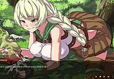 Perverted game play where spirit impregnates nenevi in anime hentai