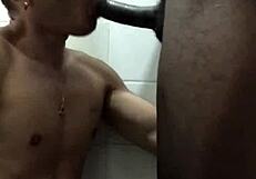 Sneaky twink making out at the train station 😏