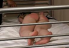 Hey, watch this 20 yo take a hard black hammer with intense spanking!