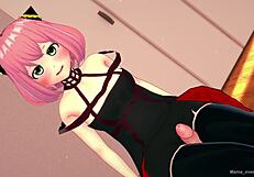 Petite Anya Heats Up Cock in Adult Costume Spy Scene