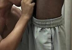 Sneaky twink making out at the train station 😏