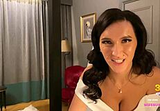 homemade porn by wifebucket - daring halloween blowjob scene