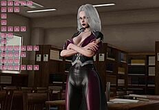 She needs the magic touch, the librarian ep 2. Groping and bdsm in her outfit.