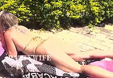 Wife Waits For Husband To Leave, Then Gives Pussy To Neighbor