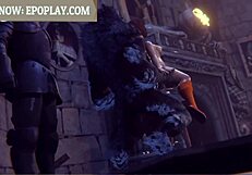 this werewolf keeps banging a perfect pussy in wild cartoon action.