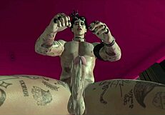 I experience anime boy's second life in gay hentai