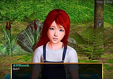 Discovering my new family in cartoon game 383