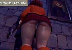 this werewolf keeps banging a perfect pussy in wild cartoon action.