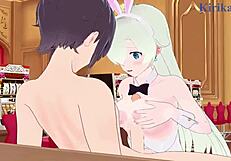 Diane and Elizabeth Liones Bunny Girl in Wild Sex - Seven Deadly Sins Hentai