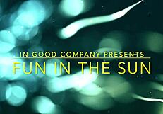 enjoying fun in the sun