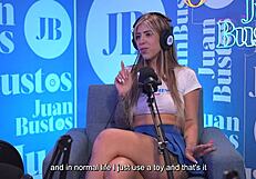 Better Than Toys, Mollysmith Squirts Hard On Sybian During Juan Bustos Podcast Interview.