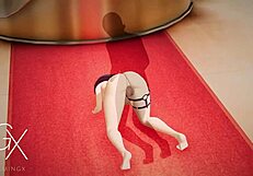 Hinata Hyuga Endures Netorare Fucks in Anime Hentai Game with Naruto Blowjob and Positions