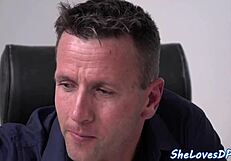 Classy Babe Gets DP SCREWED At The Office