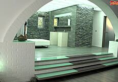 Latina takes intense anal in anime-style hentai scene with deep ass penetration