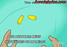 Brazilian gay pornstar fucks in sex cartoon