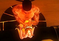 बस्टी डर्टी मेड बॉस को बांडेज असफकिंग ऑफर करती है एक्स्ट्रा ट्रिप के लिए