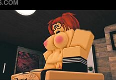 this nerdy ginger slut from roblox porn gets drilled hard in her bedroom