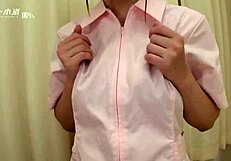 honoka orihara, busty japanese nurse, gets wild. her natural big tits star in extreme checkups.