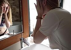 i love it when my girlfriend wakes me up with her little 18+ fingers fingering wet pussy