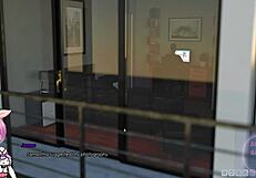 लस्ट एकेडमी 1 में कर्वी टीन 3D कार्टून में