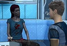 यार, स्पेस 134 में फंसी इस बस्टी एबोनी को मुझसे गुस्सा है