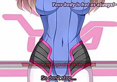 What’s up with D.Va’s edging game in Overwatch? Multiple endings in this exclusive femdom preview on Patreon!