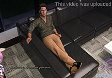 लस्ट एकेडमी 1 में कर्वी टीन 3D कार्टून में