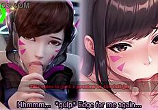 What’s up with D.Va’s edging game in Overwatch? Multiple endings in this exclusive femdom preview on Patreon!
