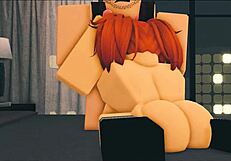 this nerdy ginger slut from roblox porn gets drilled hard in her bedroom