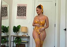 Fucked My Big Booty Roommate Before Her Date, Feeling the Monster Cock