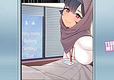 Tsundere Milf In Hentai Game Pornplay Ep 5 My Muslim Boss Giving Titjob Under Desk