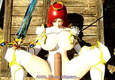 the warrior princess went to kill the minotaur and ended up getting fucked by him