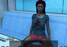 यार, स्पेस 134 में फंसी इस बस्टी एबोनी को मुझसे गुस्सा है