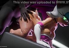 Rouge the Bat in Wild Hentai Action with Huge Ass! Unbelievable Cartoon Bang!