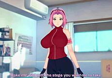 koikatsu sakura and naruto have uncensored anime sex with big tits
