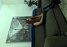 Daisy Marie Enjoys Redhead Anal Assfucking in Left Position