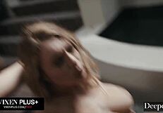 Lena pushes husband to fuck blonde mistress with big tits in front of her?