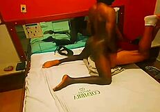 My African Friend Is Checking Out My Little Fuck House