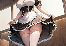 3d wife cheats with man, masturbates pussy, creampie asmr