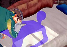 Konosuba Yaoi - Kazuma Blowjob with Cum in Mouth