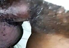 I boldly taste housewife's wet pussy in bedroom.