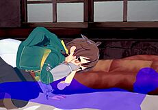 Konosuba Yaoi - Kazuma Blowjob with Cum in Mouth