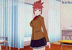 Tenka Izumo says fuck me hard Konomi Tatara in chained soldier hentai